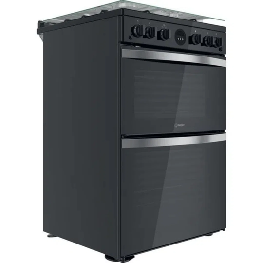 Indesit ID67G0MCB/UK Gas Cooker - Black