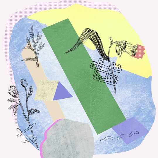 Flower-Field II by Melissa Wang - Wrapped Canvas Graphic Art