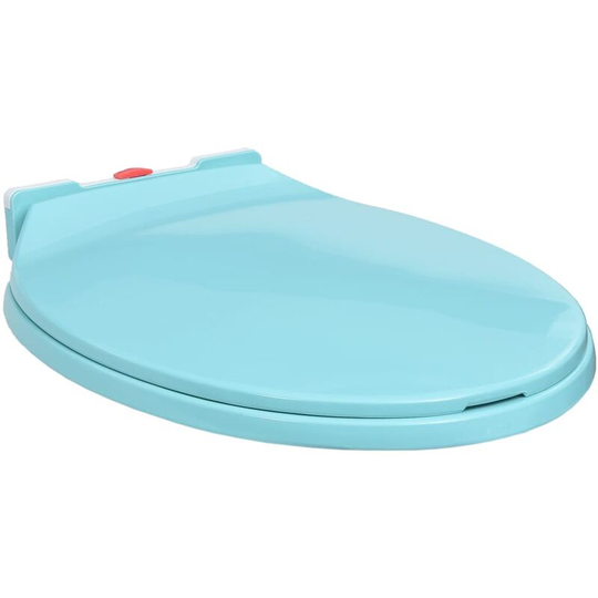 Soft-Close Toilet Seat Quick Release Green Oval - Green