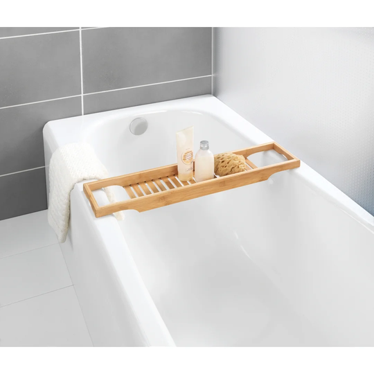 WENKO Bath shelf Bambusa Made of bamboo, bath bridge