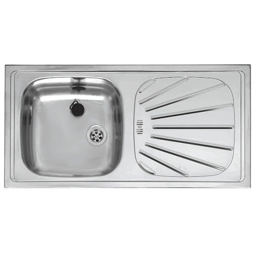 Reginox Alpha 10 Stainless Steel Inset Kitchen Sink With Waste
