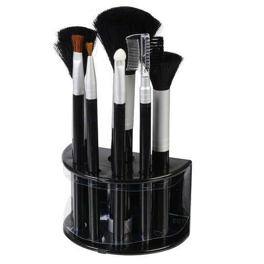 7 Piece Cosmetic Brush & Stand Set