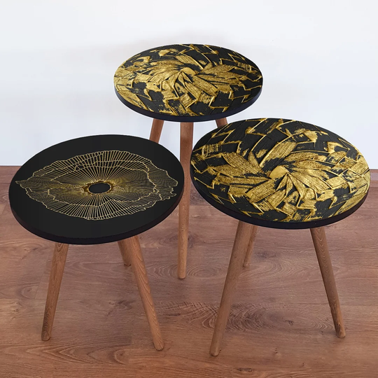 Behrens 3 Piece Nest of Tables