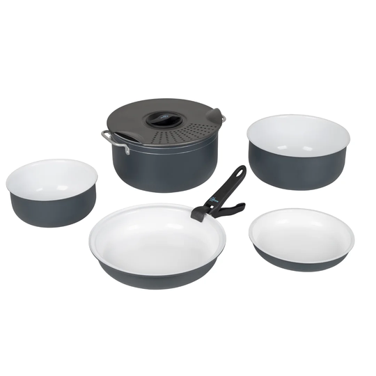 Symple Stuff Kays 7 Piece Plastic Non Stick Cookware Set