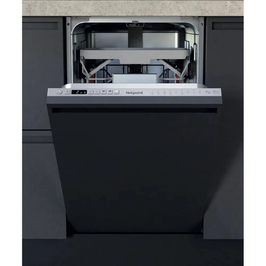 Hotpoint HSIO3T223WCEUKN Built-in Dishwasher - Silver