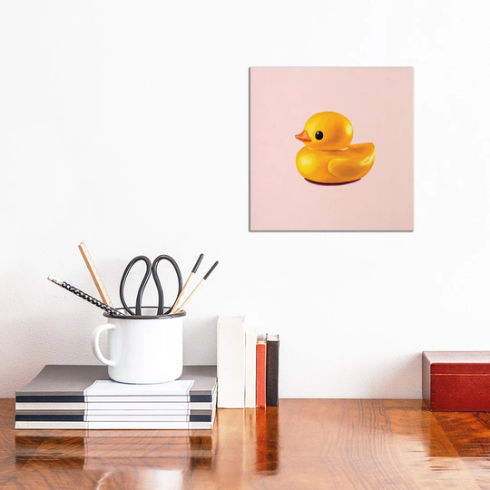 Rubber Duck by Oleksandr Balbyshev - Wrapped Canvas Art Prints