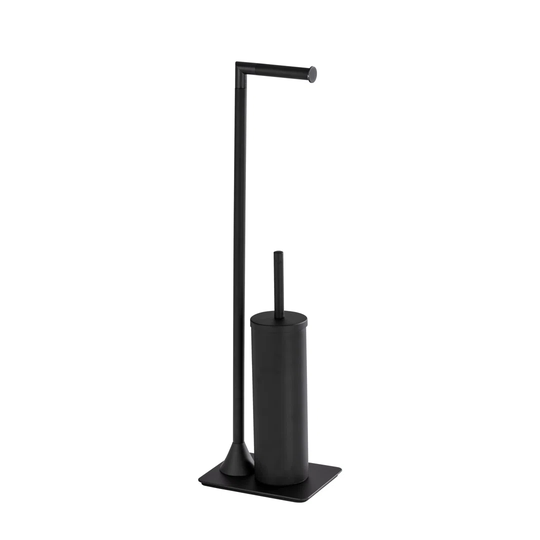 Hella Free-Standing Toilet Roll & Brush Holder