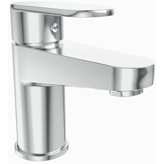 Bathroom Tap Single Lever Faucet Chrome Mono Basin Sink Mixer Tap - Aquariss