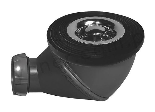 Multi Directional Shower Tray Waste Drain 50mm Diameter 360 Degree Chromed Dome