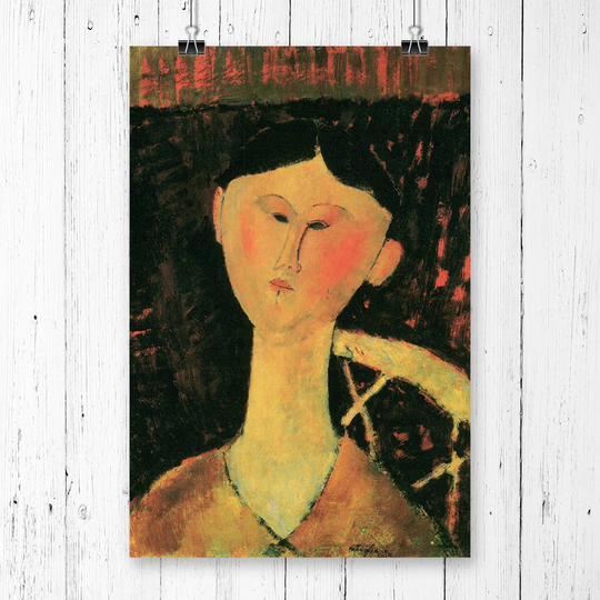 'Bildnis Beatrice Hastings' by Amedeo Modigliani Printing Print