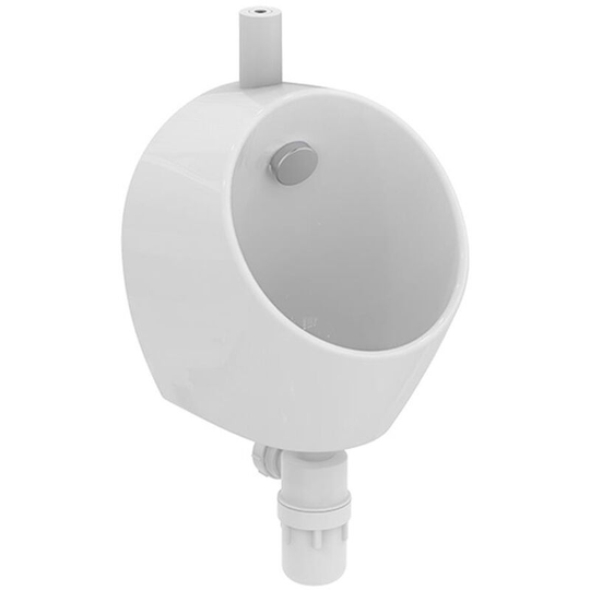 Armitage Shanks Sphero Mini Urinal with Top Inlet and Exposed Trap - White