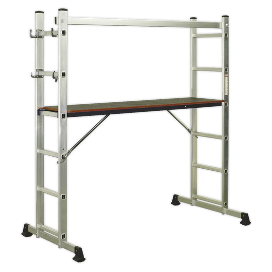 1.65m Aluminium Step Ladder