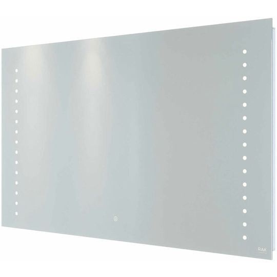Rak Hestia led Landscape Mirror with Switch and Demister Pad 600mm h x 1000mm w Illuminated