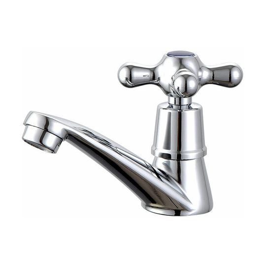 Single Cold Water Faucet Water Faucet, Single Chrome Cold Faucet Basin Water Faucet, for Home Bathroom wc Sink Kitchen Basin, With Filter