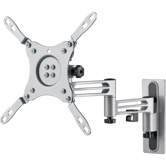 Abbagale Silver Extendable Multi Screen Wall Mount For 41 - 46" Screens, Holds up to 50 kg