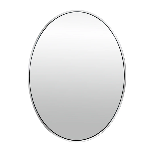 Tomaso Oval Metal Framed Wall Mounted Full Length Mirror