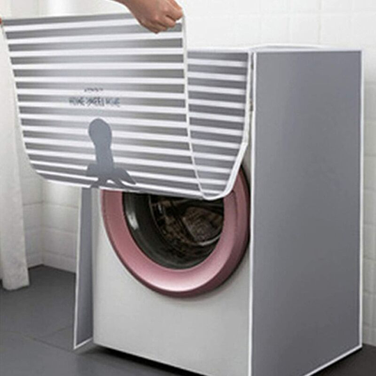 Washing machine cover, dust cover for front dryer, waterproof and sunscreen, 62 x 55 x 86 cm.