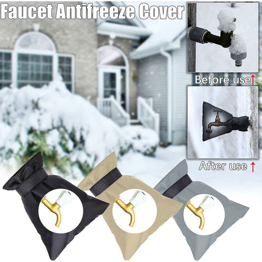 Sunflowergb - 3pcs Outdoor Faucet Cover Faucet Freeze Protection For Faucet Outdoor Faucet Socks For Winter Outside 18*25CM
