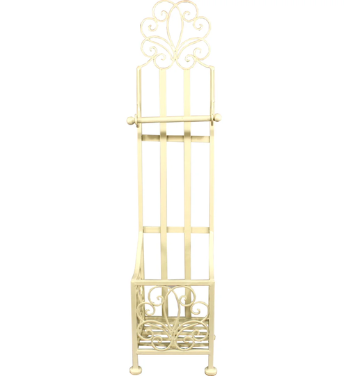 Scroll Freestanding Toilet Roll Holder with Storage