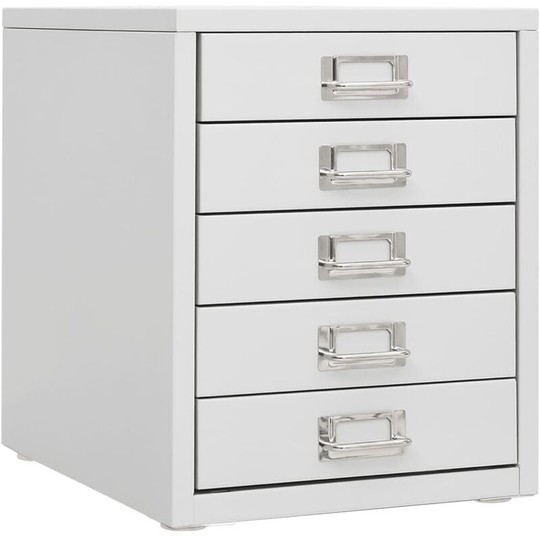 Vidaxl - Office Cabinet Grey 28x35x35 cm Metal Grey
