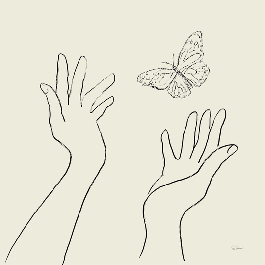 Feeling Free by Sue Schlabach - Wrapped Canvas Drawing