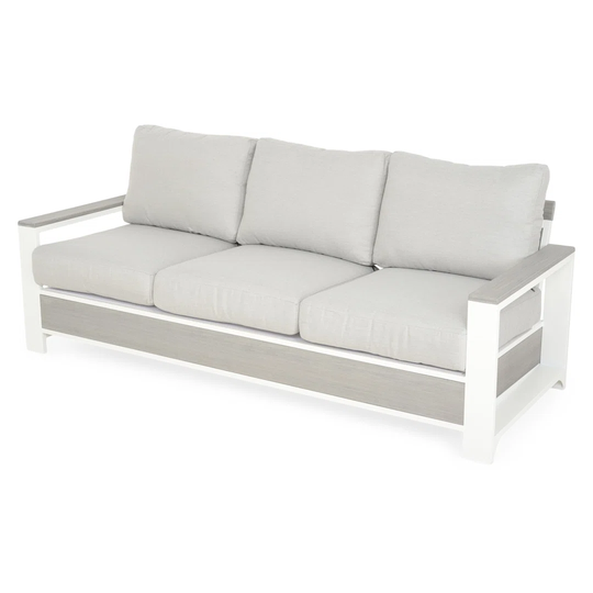 Adamis 213Cm Wide Outdoor Garden Sofa with Cushions