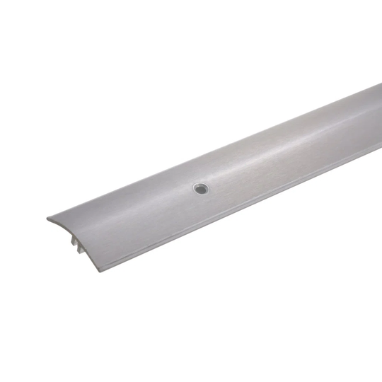 Abdul-Raqib Metal 1.7 cm Thick x 4 cm Wide x 90 cm Length Overlap Reducer in Stainless Steel