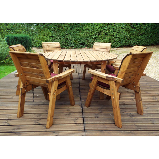 Faust 6 Seater Dining Set with Cushions