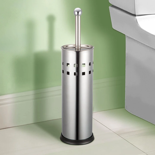 Square Free Standing Toilet Brush and Holder