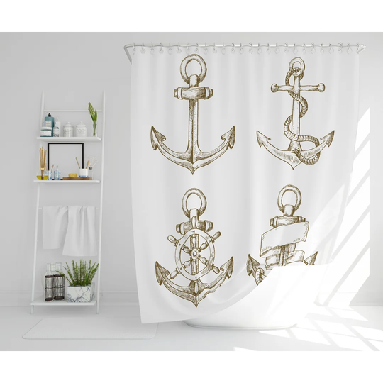 Bianca Polyester Shower Curtain Set