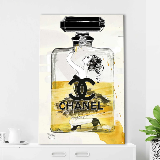 No Way Out in Yellow by Jodi - Wrapped Canvas Painting Print