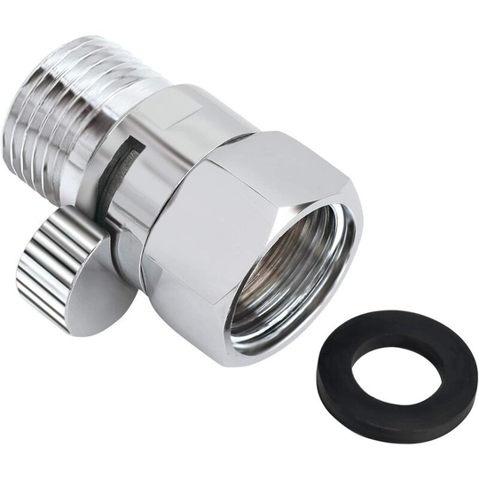 Bette Shower Head Shutoff Valve Flow Control Shutoff Valve Brass Flow Valve Universal Replacement Part
