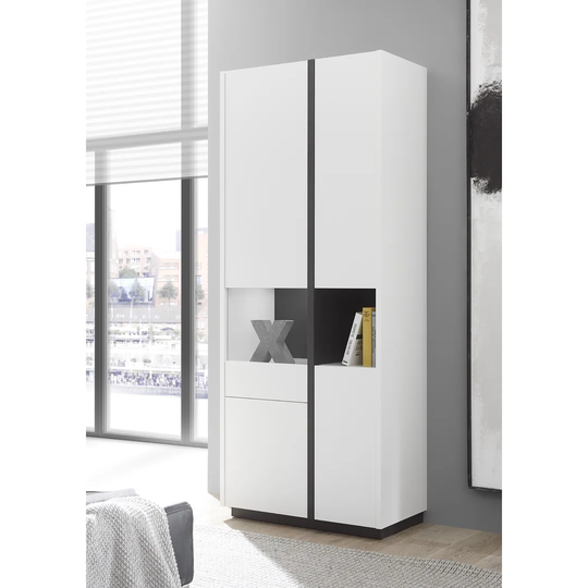 Brannan Display Case Standard Curio Cabinet