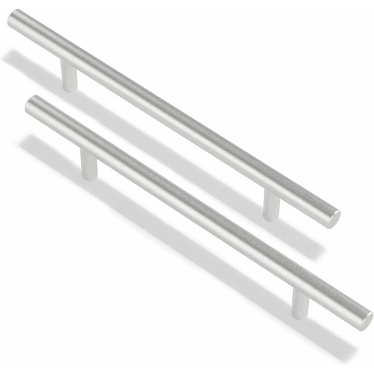Morejieka - rlife 5 Pcs 128mm Kitchen Handles with Screws Stainless Steel t Bar Cabinet Cupboard Handle Pull Handle Door Handle Set for Kitchen