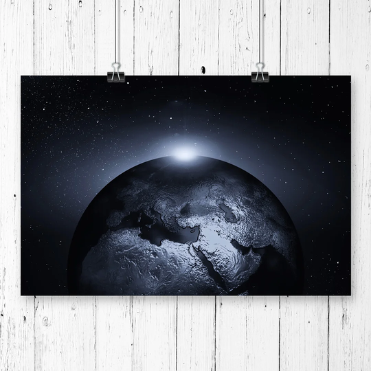 'Earth From Space' Graphic Art