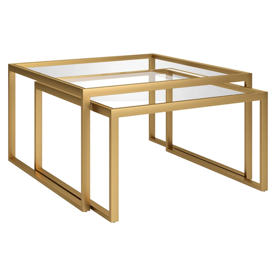 Diomede 2 Piece Sled Coffee Table Set