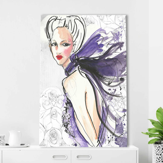 Stay with Me by Jodi - Wrapped Canvas Painting Print