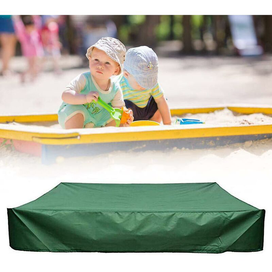 Sandbox Cover for Sandbox with Drawstring Waterproof uv Protection for Outdoor Sandbox Green 150x150x20