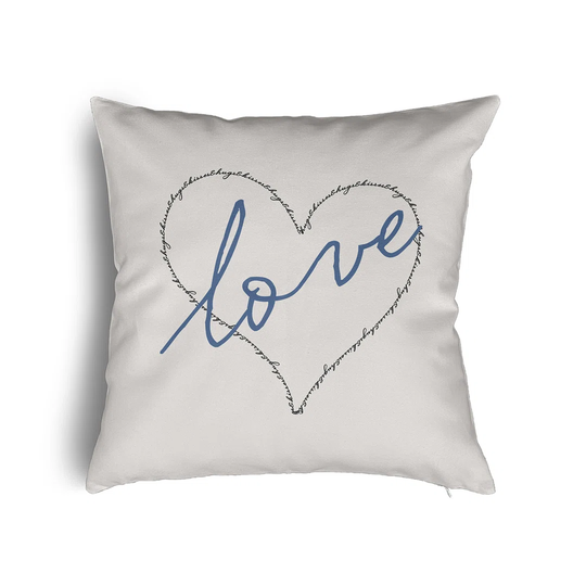 Halewood Love with Hugs and Kisses Square Scatter Cushion