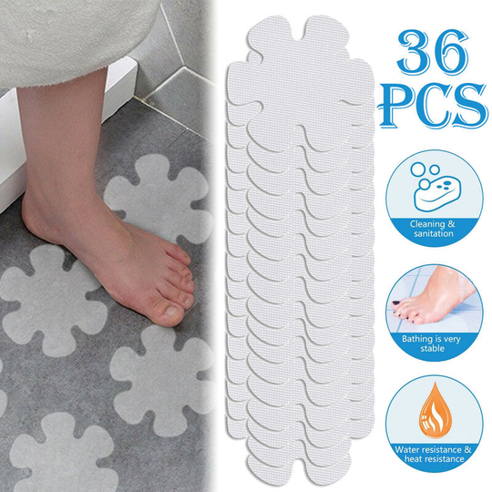 36Pcs Snowflake Waterproof Non-Slip Stickers Strong Adhesive Multi-function Shower Bathtub Stair