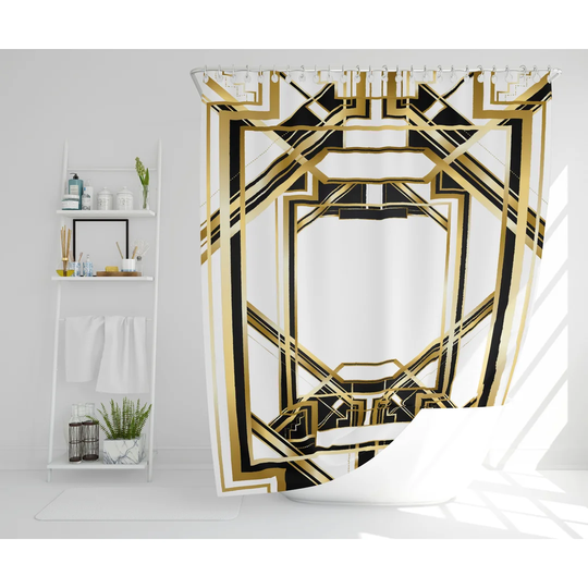 Kizzie Polyester Shower Curtain