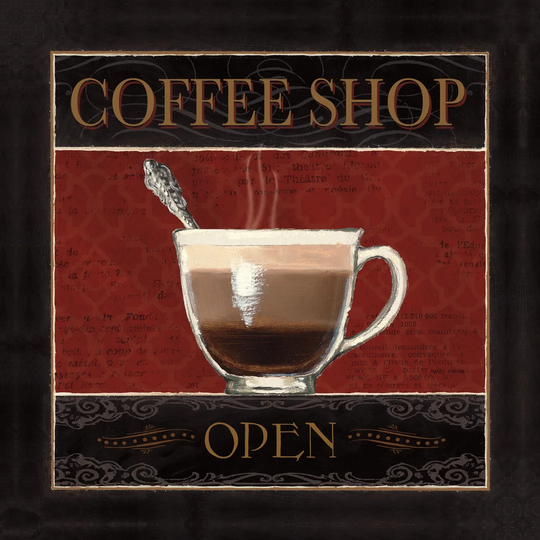 Coffee Shop I by Marco Fabiano - Wrapped Canvas Graphic Art Print