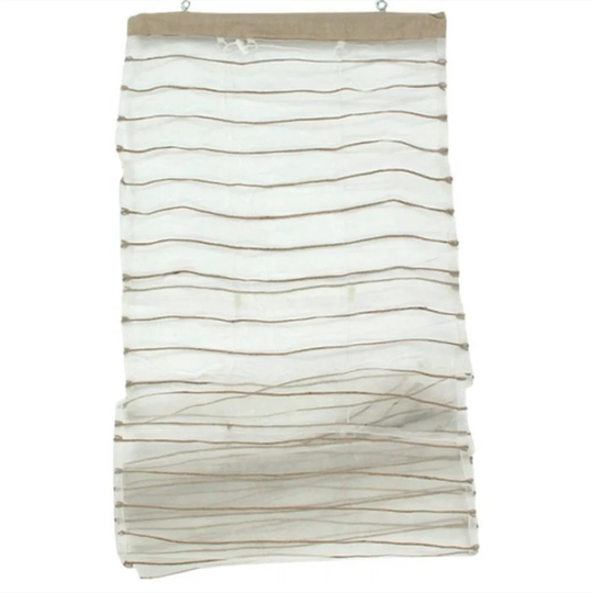 Sham Semi-Sheer Roll-Up Blind