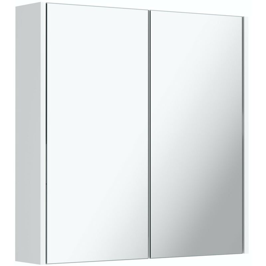 Tate ii white mirror cabinet 650 x 650mm - White - Mode