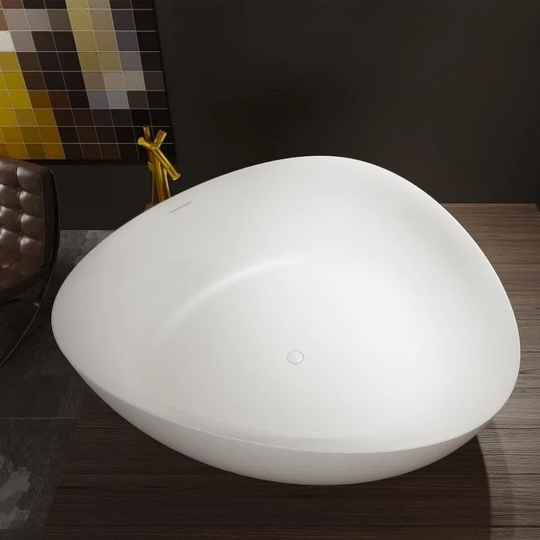 Duo Island Bathtub In Solid Surface RIHO OVIEDO 160X160x57 Cm