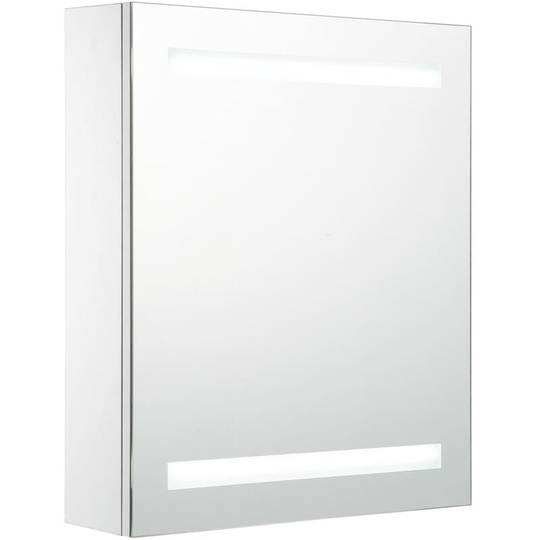 Vidaxl - led Bathroom Mirror Cabinet 50x13.5x60 cm White