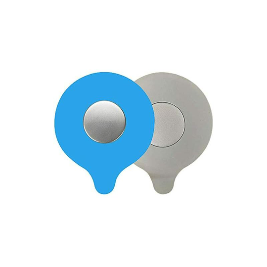 2pcs silicone bath plug, rubber tub drain plug for tub and sink (gray, blue)