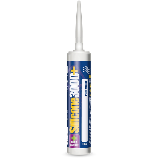 3000 Plus Pure White 310ml Silicone - Tilemaster