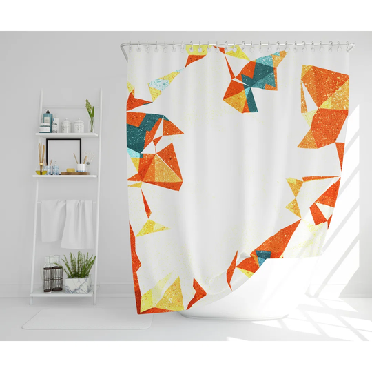 Willer Polyester Shower Curtain Set