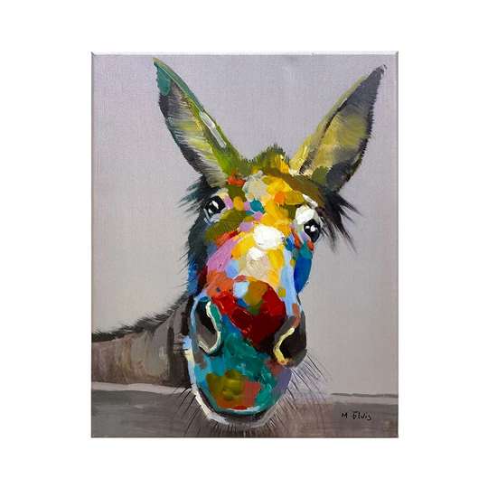 Nosey-posey - Wrapped Canvas Painting